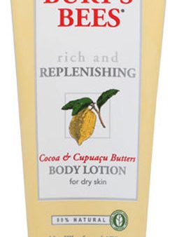 BURT S BEES - Richly Replenishing Cocoa & Cupuacu Butters Body Lotion - 6 oz. (170 g) Online Hot Sale