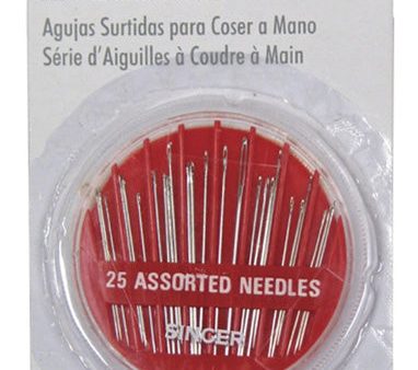 SINGER - Assorted Hand Needles in Compact - 25 Count For Cheap