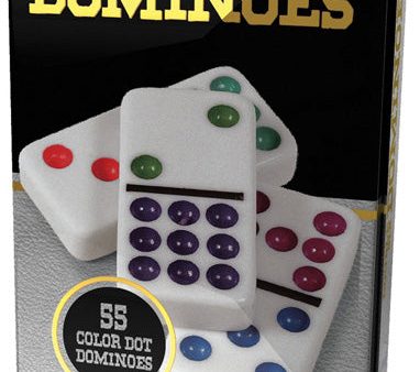 CARDINAL - Double Nine Color Dot Dominoes - 1 Game Cheap