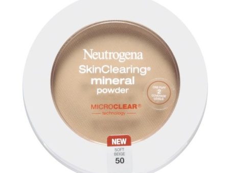 NEUTROGENA - SkinClearing Mineral Powder #50 Soft Beige - 0.38 oz. (11 g) Sale