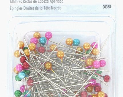 SINGER - Pearlized Head Straight Pins - 90 Pins Fashion