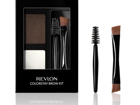 REVLON - ColorStay Brow Kit, Dark Brown - 1 Kit Hot on Sale