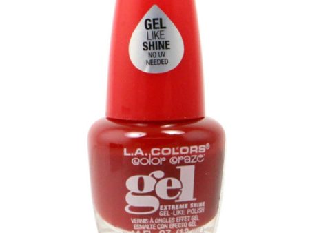 L.A. COLORS - Color Craze Extreme Shine Gel Nail Polish Fierce - 0.44 fl. oz. (13 ml) Online Hot Sale