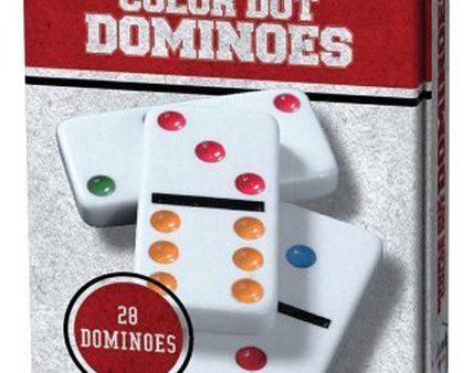 CARDINAL - Double 6 Dominoes In Tin Assorted Colors - 1 Game Discount