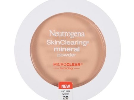 NEUTROGENA - SkinClearing Mineral Powder #20 Natural Ivory - 0.38 oz. (11 g) Discount