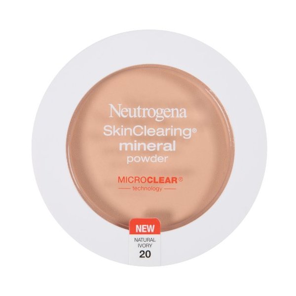 NEUTROGENA - SkinClearing Mineral Powder #20 Natural Ivory - 0.38 oz. (11 g) Discount