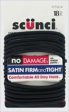 SCUNCI - No Damage Large Black Satin Elastic 4 mm - 18 Pack Fashion