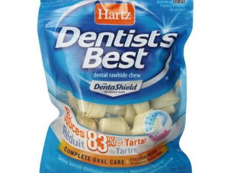 HARTZ - Dentist s Best with DentaShield Rawhide Chews for Dogs - 10 Mini Bones (2.8 oz. 80 g) Online Sale