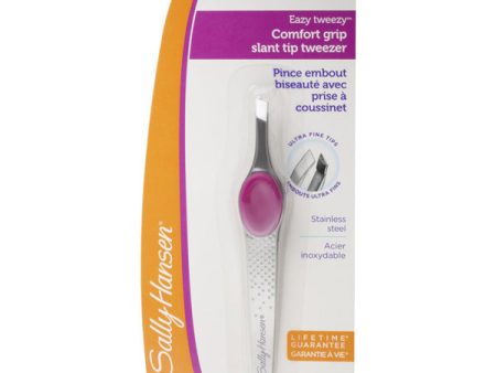 SALLY HANSEN - Eazy Tweezy Slant-Tip Tweezer with Safety Cap - 1 Count Fashion