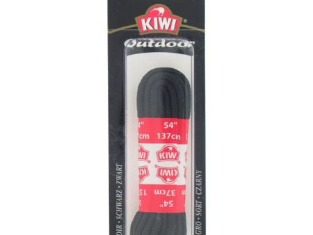 KIWI - Black Outdoor Shoe Laces 54  - 1 Pair Online Hot Sale