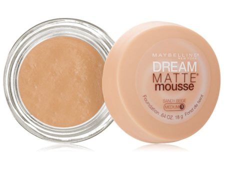 MAYBELLINE - Dream Matte Mousse Foundation 060 Sandy Beige - 0.64 oz. (18 g) on Sale