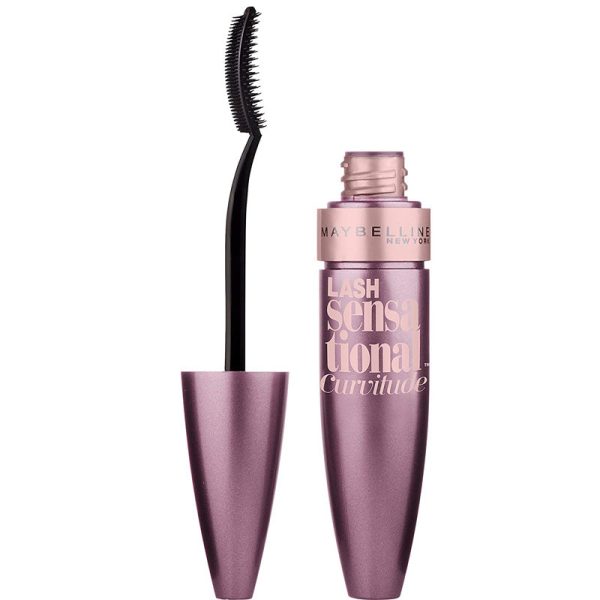 MAYBELLINE - Lash Sensational Curvitude Washable Mascara, Very Black -  0.33 fl. oz. (10 ml) Online Sale