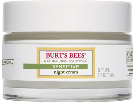 BURT S BEES - Sensitive Night Cream - 1.8 oz. (50 g) Online Sale