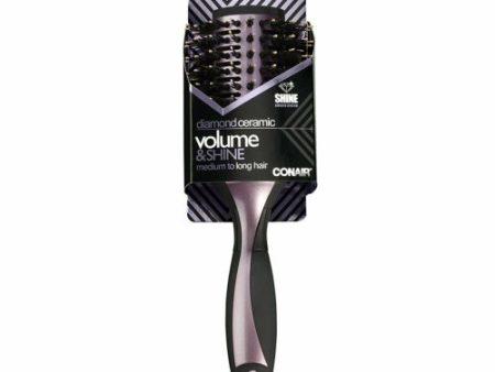 CONAIR - Diamond Ceramic Volume & Shine Round Brush - 1 Brush on Sale