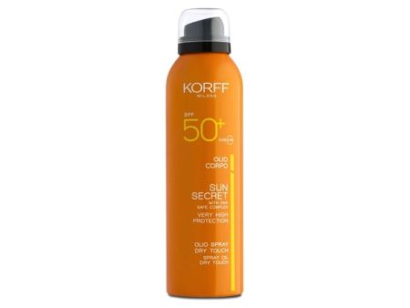 Korff - Sun Secret - Olio Corpo - Olio Spray Dry Touch - Spray Oil Dry Touch - SPF 50+ Online Sale