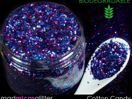 Cotton Candy Biodegradable Glitter Mix Online Sale