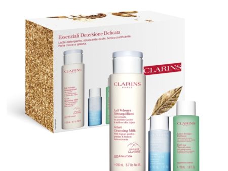 Clarins - Essenziali Detersione Delicata - Cofanetto donna Online now