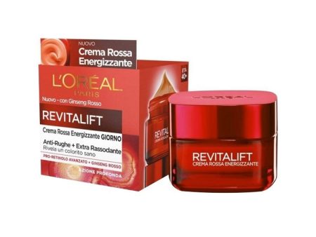 L Oréal Paris - Revitalift - Crema Rossa Energizzante - Anti-Rughe + Extra Rassodante - Giorno Sale