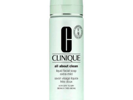 Clinique - All About Clean - Liquid Facial Soap Extra-Mild - Savon Visage Liquide Très Doux - Very Dry To Dry - Sèche À Très Sèche Hot on Sale