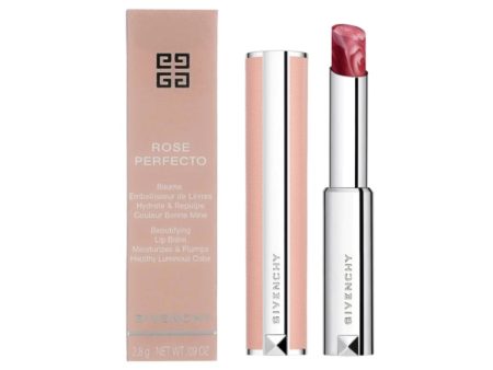 Givenchy - Rose Perfecto - Baume Embellisseur De Lèvres Hydrate & Repulpe Couleur Bonne Mine - Beautifying Lip Balm Moisturizes & Plumps Healthy Luminous Color on Sale