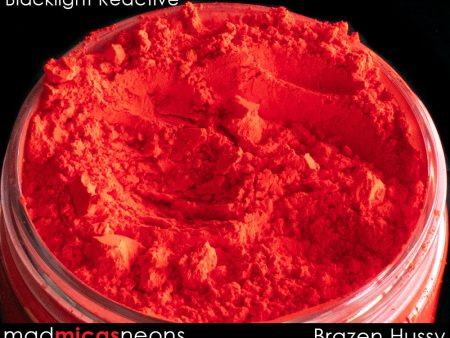 Brazen Hussy Red-Orange Neon Pigment Fashion