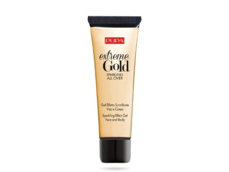 Pupa - Extreme Gold - Sparkling All Over - Gell Effetto Scintillante - Viso e Corpo - Sparkling Effect Gel - Face and Body - Gel Effect Étincelant - Visage et Corps Online Hot Sale