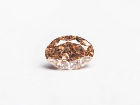 0.53ct 5.75x4.03x2.87mm GIA VS2 Fancy Brownish Orangy Pink Oval Brilliant 🇦🇺 24158-01 Discount