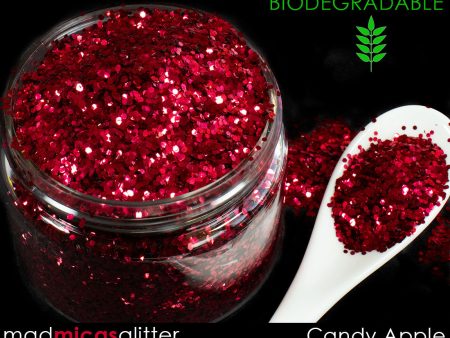 Candy Apple Biodegradable Glitter For Cheap