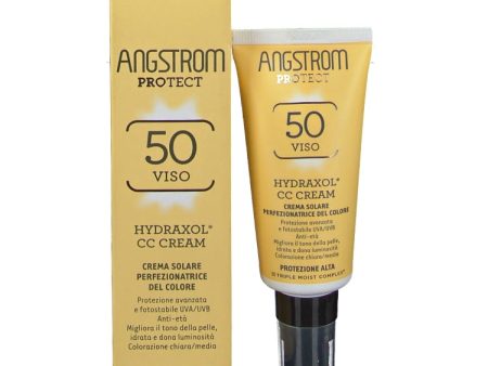 Angstrom - Protect - 50 Viso - Hydraxol CC Cream - Crema Solare Perfezionatrice Del Colore - Protezione Alta on Sale