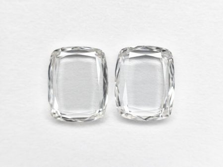 0.98cttw 2pc 6.06x4.85x1.21mm 6.00x4.81x1.36mm VS E-F Cushion Portrait Cut Matching Pair 19854-52 Hot on Sale