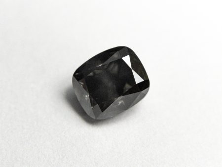 0.73ct 5.28x4.54x3.21mm SI2 Fancy Dark Grey Cushion Brilliant 19923-10 For Cheap