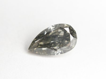 1.07ct 8.47x5.07x3.48mm Fancy Grey Pear Brilliant 19913-19 Online Sale