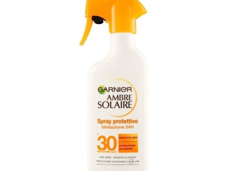 Garnier - Ambre Solaire - Protection Spray 24H Hydratation - SPF 30 - High Protection - Quick Absorption - Enriched With Sustainably Sourced Shea Butter on Sale