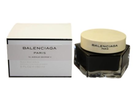 Balenciaga - 10 Avenue George V - Black Body Scrub - Exfoliant Noir Pour Le Corps on Sale