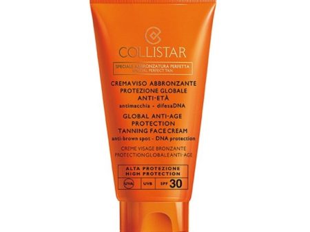 Collistar - Speciale Abbronzatura Perfetta - Special Perfect Tan - Crema Viso Abbronzante Protezione Globale Anti-Età - Antimacchia - Difesa DNA - Global Anti-Age Protection Tanning Face Cream - AntiBrown Sport - DNA Protection - SPF 30 Hot on Sale