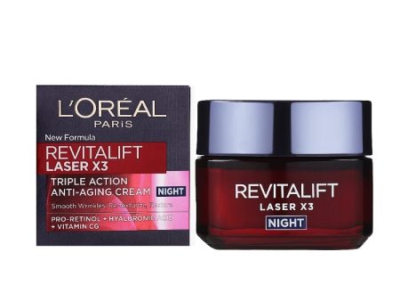 L Oréal Paris - Revitalift Laser X3 - Tripla Azione Crema Anti-Età - Notte Online