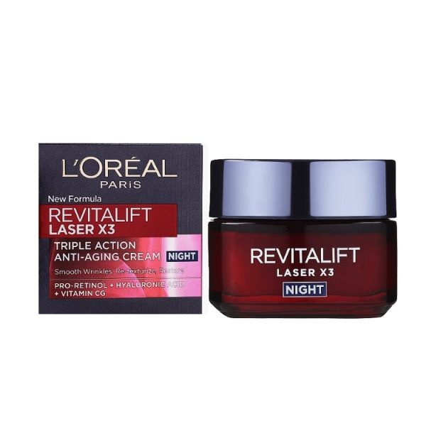 L Oréal Paris - Revitalift Laser X3 - Tripla Azione Crema Anti-Età - Notte Online