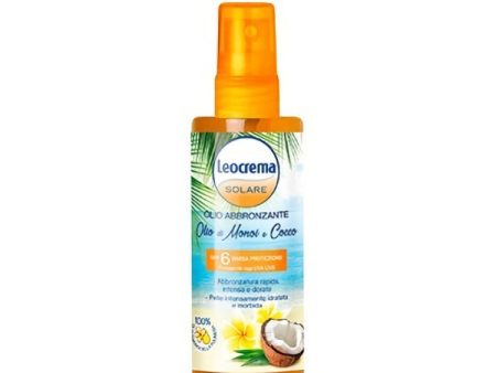 Leocrema - Solare - Olio Abbronzante - Olio di Monoi E Cocco - SPF 6 Bassa Protezione Online