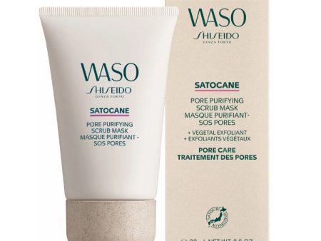 Shiseido - Waso - Satocane - Pore Purifying Scrub Mask - Masque Purifiant - SOS Pores - + Vegetal Exfoliant + Exfoliant Végétaux - Pore Care Traitement Des Pores Fashion