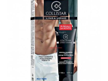 Collistar - Linea Uomo - Trattamento Addominali Perfetti + Doccia Shampoo 3 in 1 - Cofanetto uomo Supply