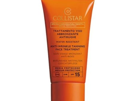 Collistar - Speciale Abbronzatura Perfetta - Special Perfect Tan - Trattamento Viso Abbronzante Antirughe - Anti-Wrinkle Tanning Face Treatment - Soin Visage Bronzant Anti-Rides - Water Resistant - SPF 15 Online