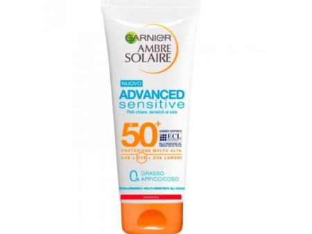 Garnier - Ambre Solaire - Sensitive Advanced - Fair Sensitive & Sun Intolerant Skin - SPF 50+ - Very High Protection on Sale