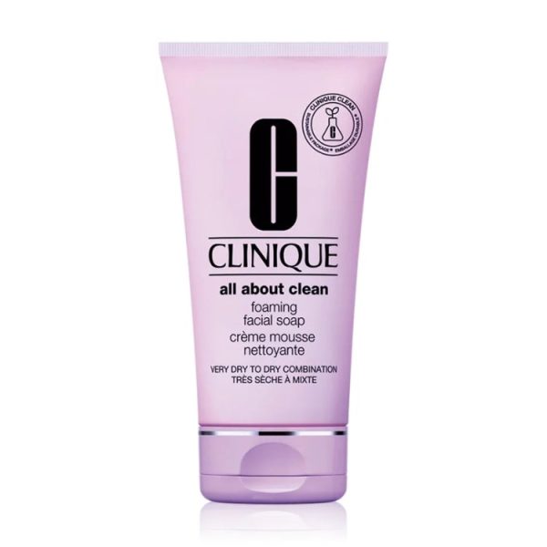 Clinique - All About Clean - Foaming Facial Soap - Crème Mousse Nettoyante - Very Dry To Dry Combination - Très Sèches À Mixte Cheap