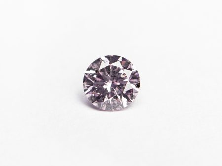 0.25ct 4.11x4.09x2.47mm GIA I1 Fancy Purple-Pink Round Brilliant 24143-01 on Sale