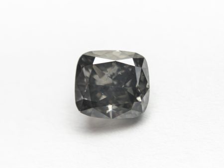 0.93ct 5.66x5.26x3.39mm SI2 Fancy Dark Grey Cushion Brilliant 19923-04 Discount