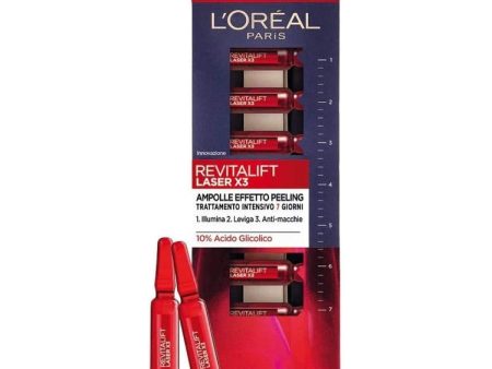 L Oréal Paris - Revitalift Laser X3 - Ampolle Effetto Peeling - Trattamento Intensivo 7 Giorni For Discount