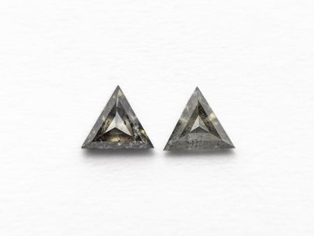 0.31cttw 2pc 4.10x3.61x1.83mm 4.05x3.551.75mm Triangle Rosecut Matching Pair 24466-01 Sale