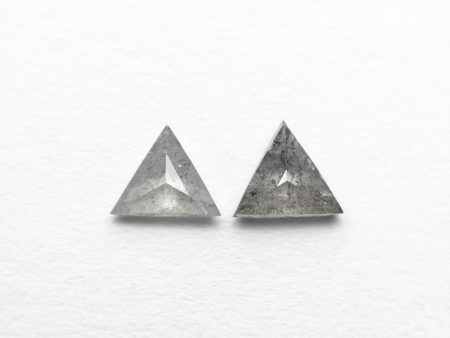 0.25cttw 2pc 3.56x3.38x1.31mm 3.62x3.60x1.63mm Triangle Rosecut Matching Pair 24477-01 Supply