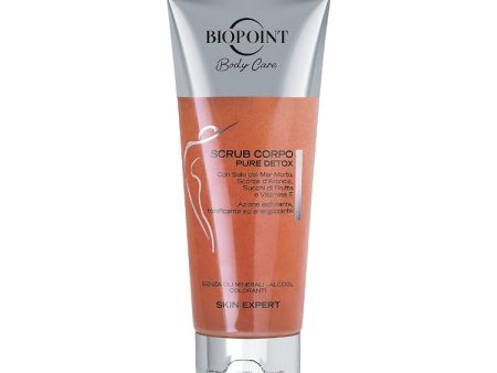 Biopoint - Body Care - Scrub Corpo Pure Detox - Con Sale Del Mar Morto Scorza D Arancia Succhi Di Frutta & Vitamina E - Azione Esfoliante Tonificante Ed Energizzante Hot on Sale