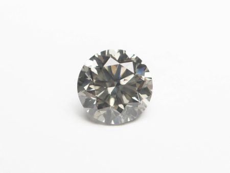 0.73ct 5.40x5.43x3.67mm Fancy Grey Round Brilliant 18968-19 Supply